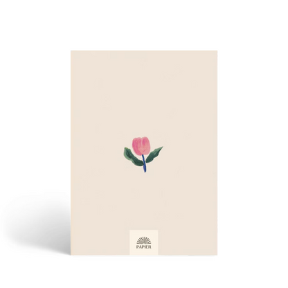 Tulip Vase Wellness Journal for self-care by Papier UK