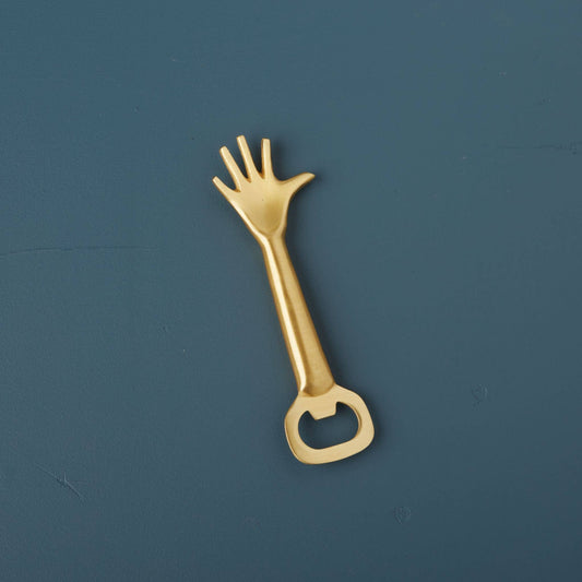 Gold Whimsical Bottle Opener | Hand