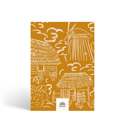 Over the Hills Travel Journal for recording up to 6 trips, by Papier UK