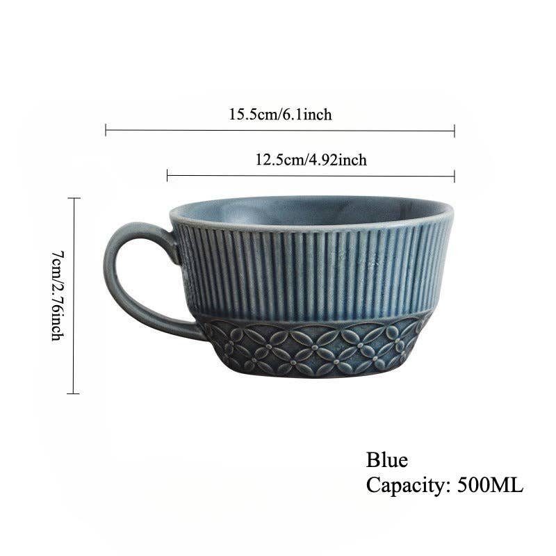 Japanese Kiln-Changed Ceramic XL Mug