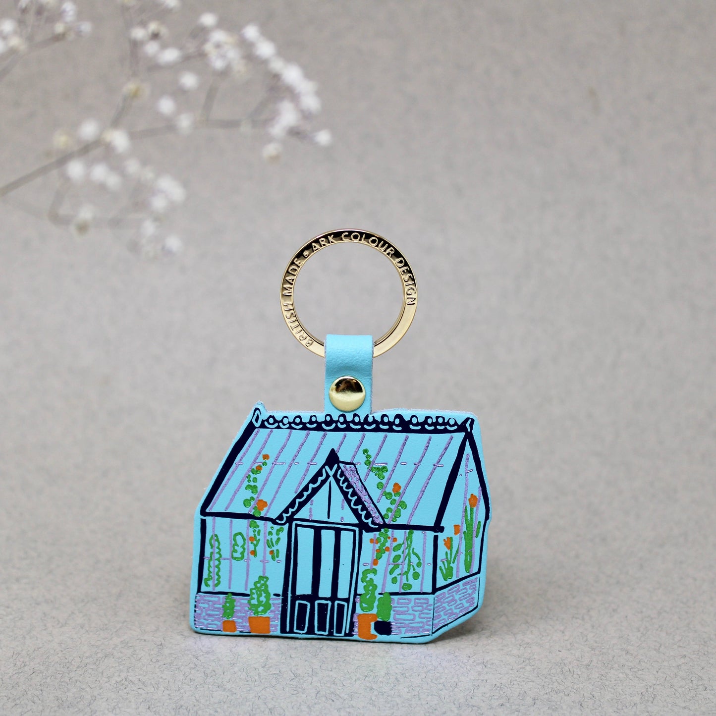 Greenhouse Key Fob: Cream