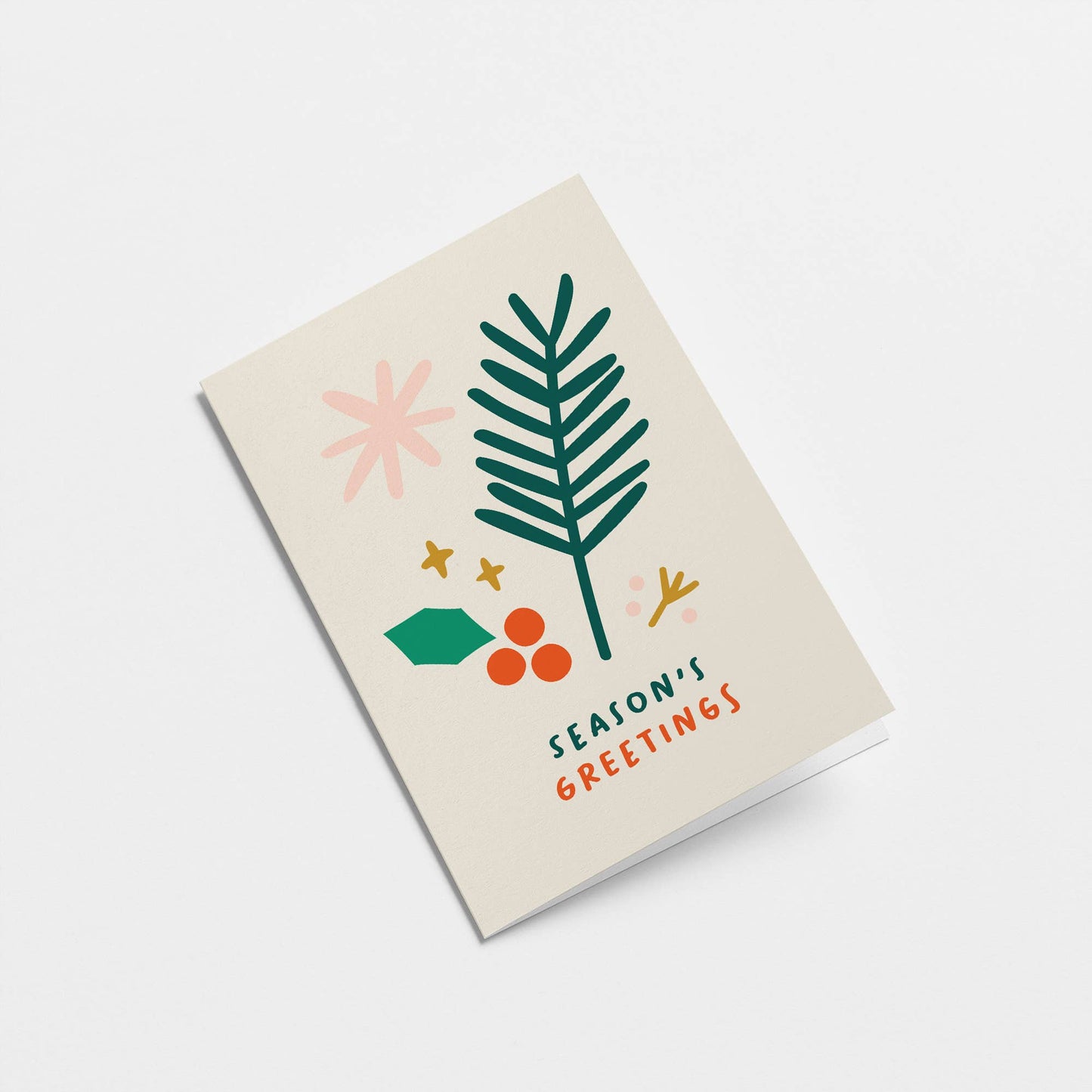 Season's Greetings - Christmas Card - Holiday card: English / Cello free
