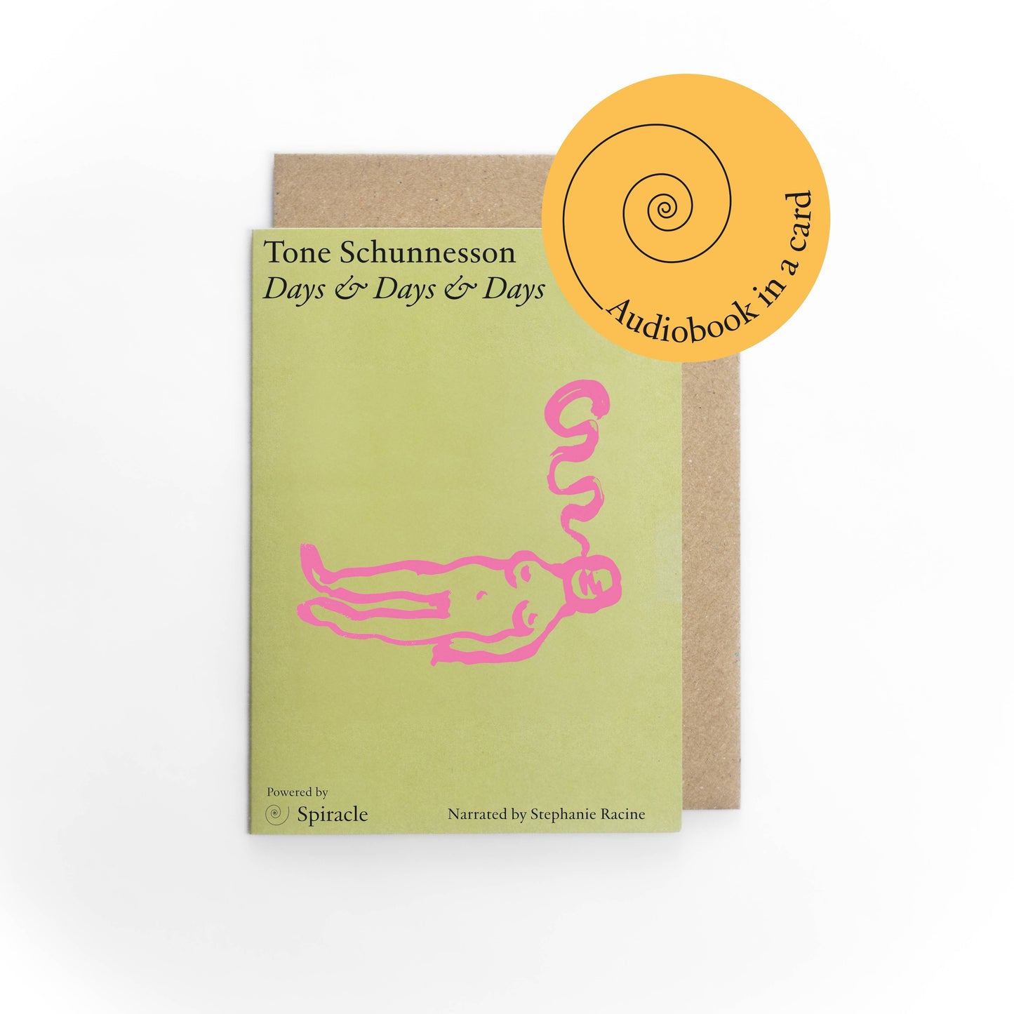 Audiobook In A Card  & Days & Days by Tone Schunnesson