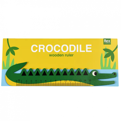 Crocodile Wooden Ruler