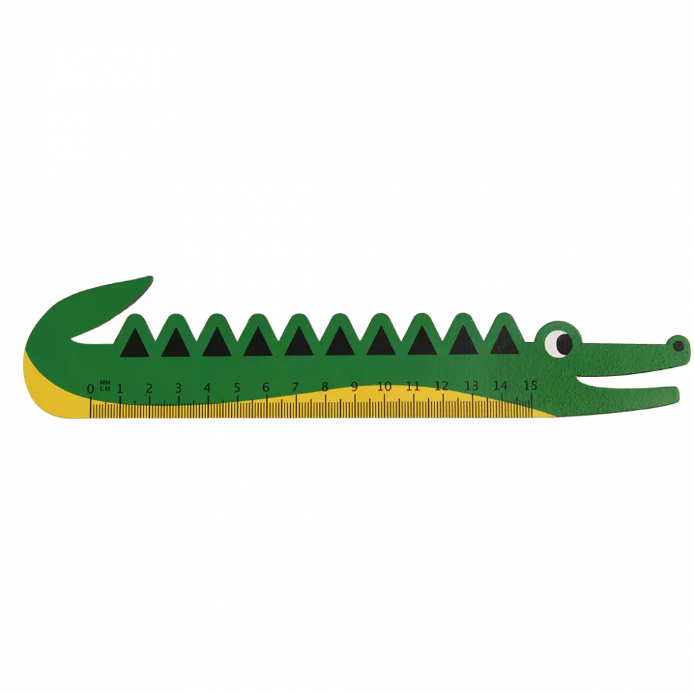 Crocodile Wooden Ruler