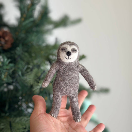 Sloth Felt Finger Puppet