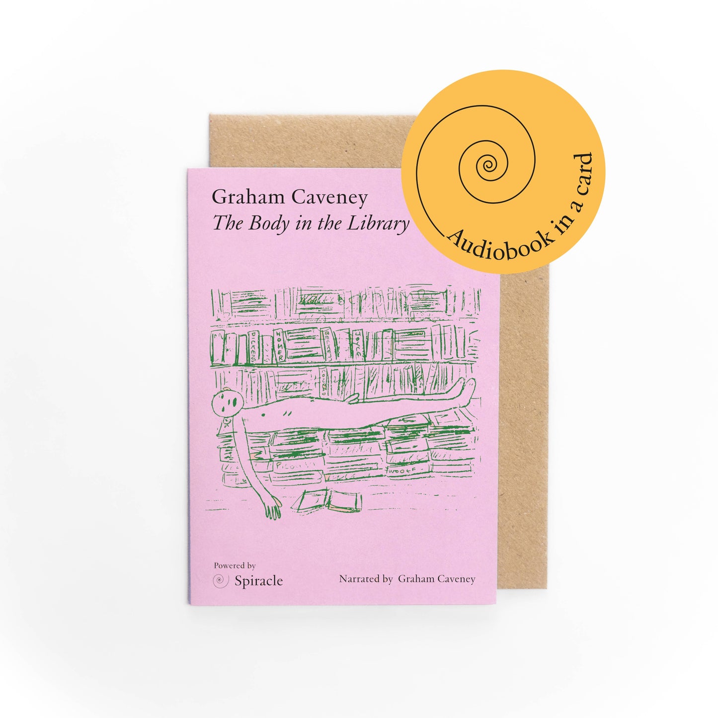Audiobook in a Card: The Body in the Library