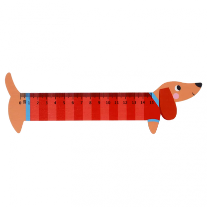 Sausage Dog Wooden Ruler