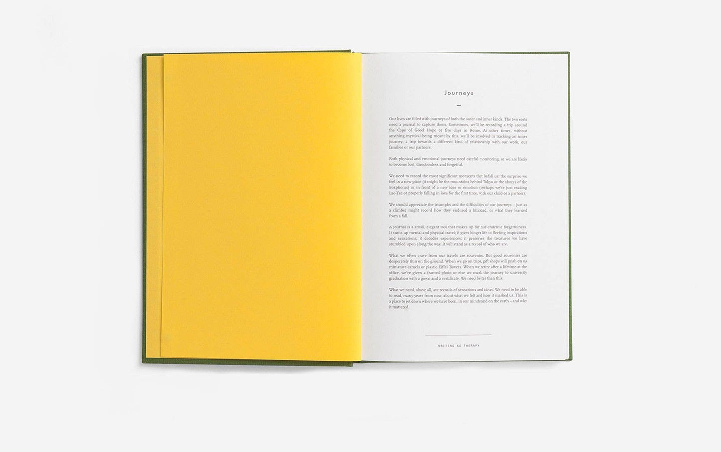 Writing as Therapy Journeys Journal, Inspirational Gift