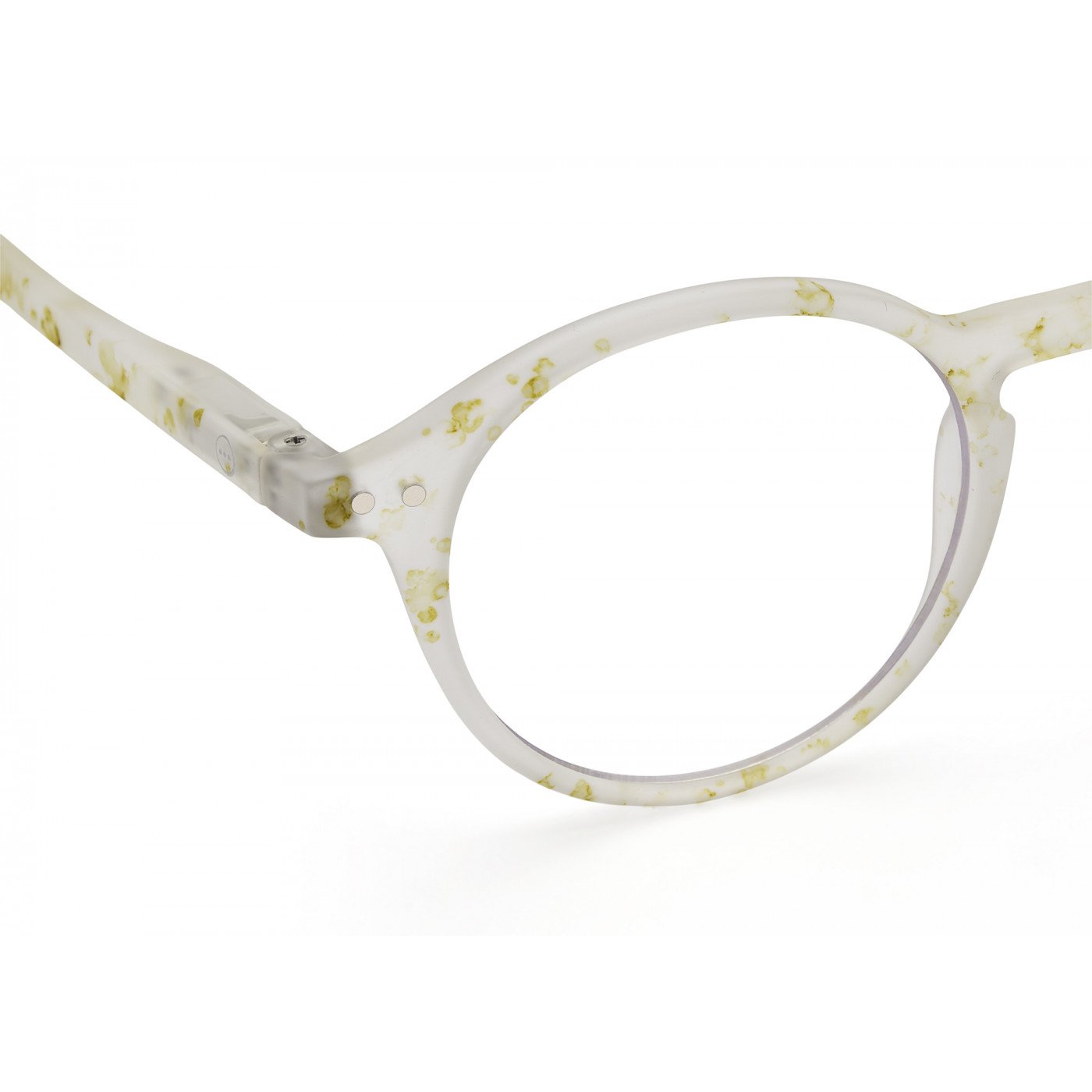 The Every Space adult Blue Light Glasses in Oily White style #D protective screen glasses by Izipizi