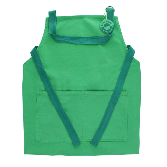 Two-tone utility apron - Green
