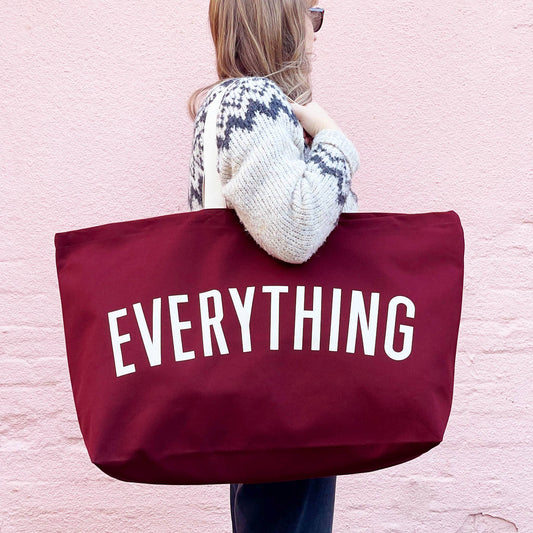 Everything | Burgundy REALLY Big Bag