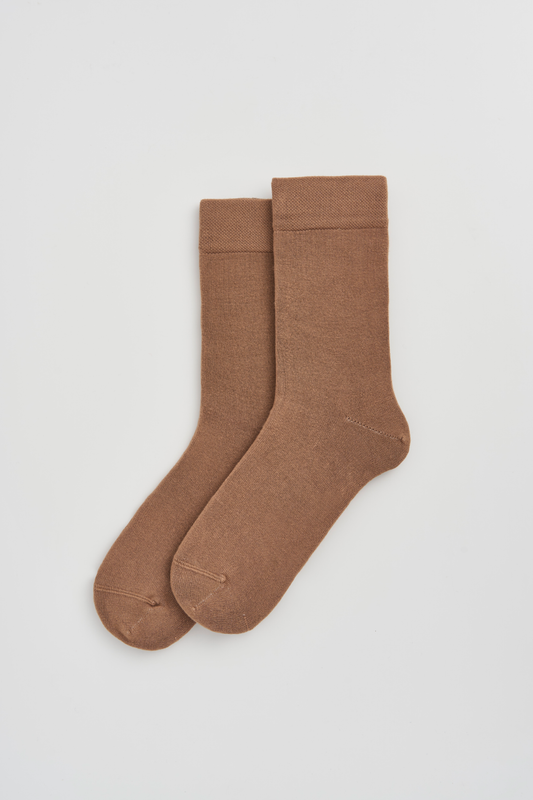 Biscuit Beige Bamboo Socks
