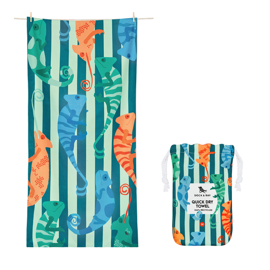 Kids Beach Towel | Karma Chameleon M