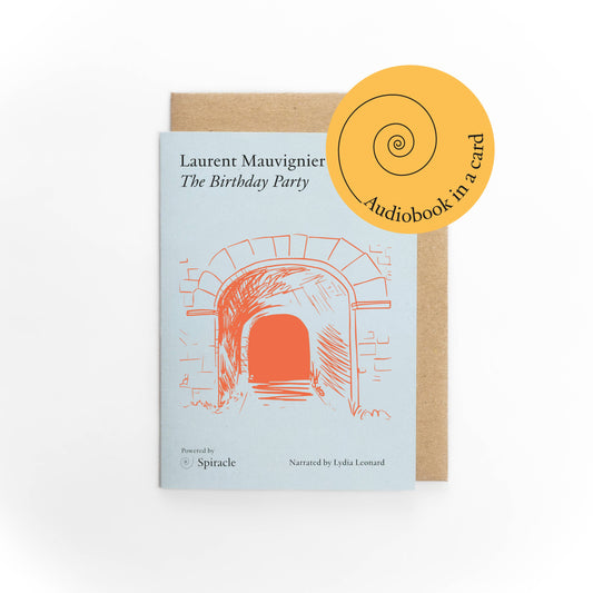 Audiobook in a Card: The Birthday Party byĀ Mauvignier
