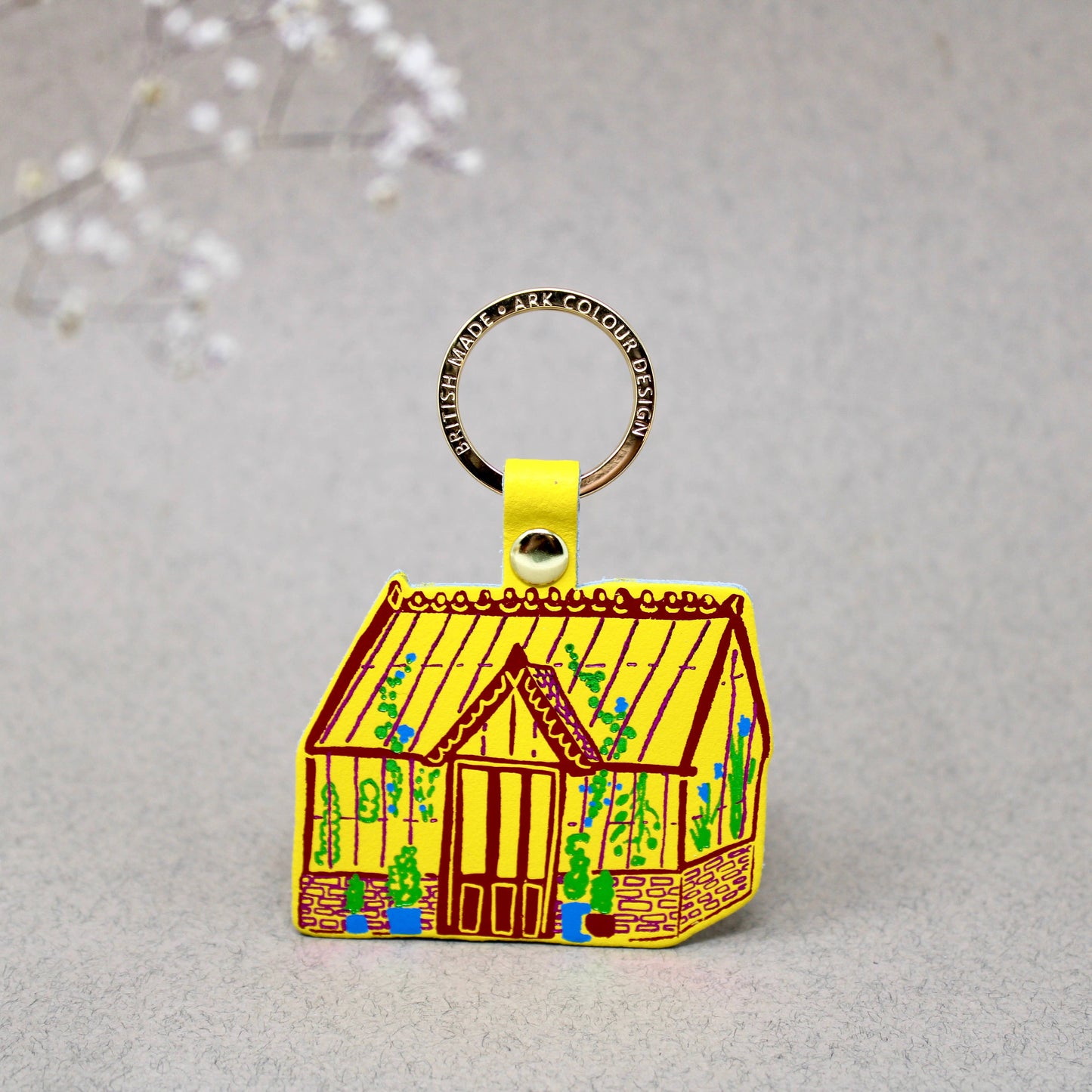 Greenhouse Key Fob: Cream