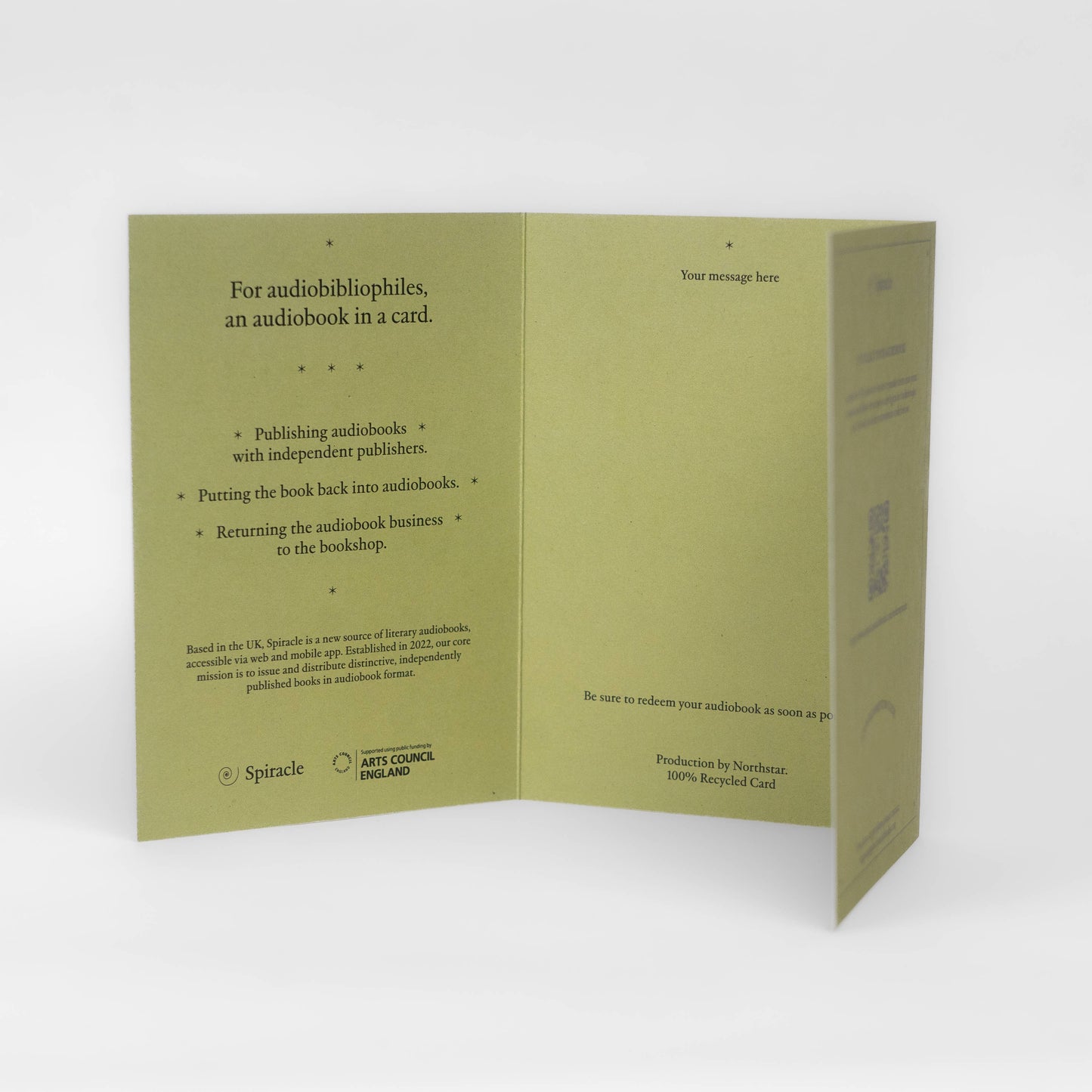 Audiobook In A Card: The Enchanted April