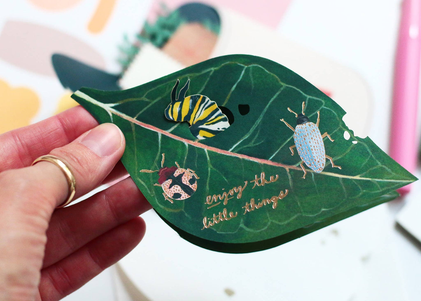 “Caterpillar” Pop-Up Card
