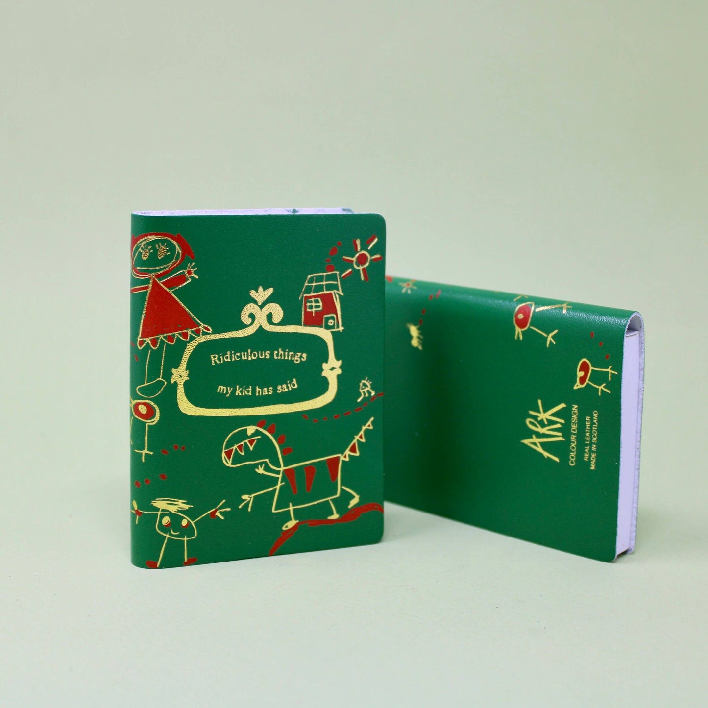 Illustrated Midi Leather Journal