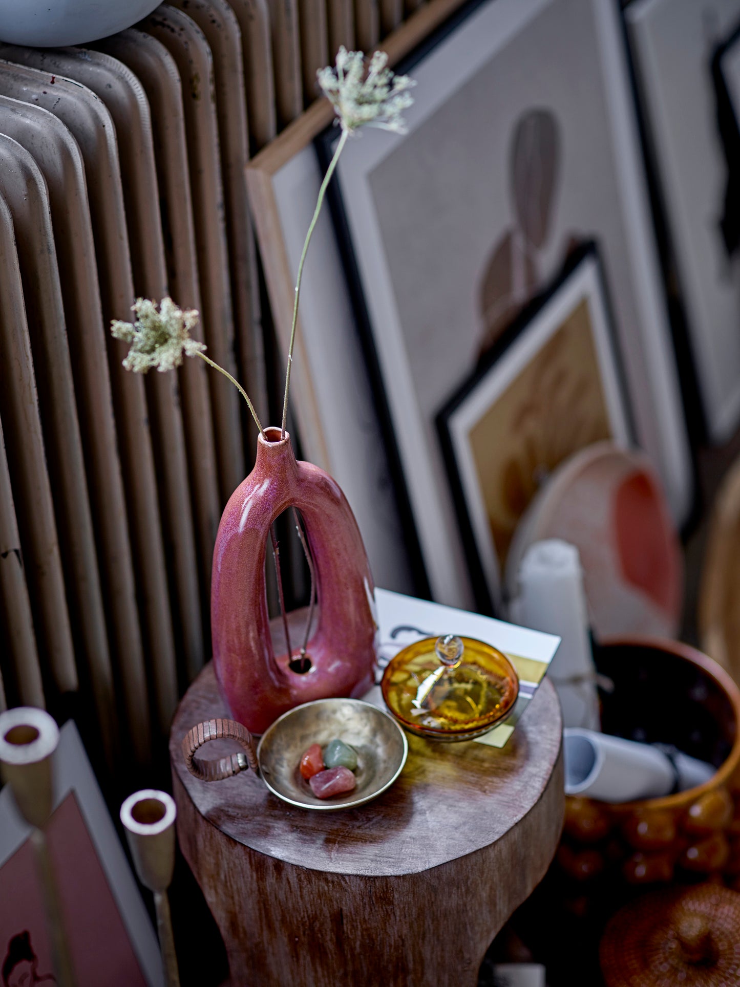 Ace Candle Holder in Brass