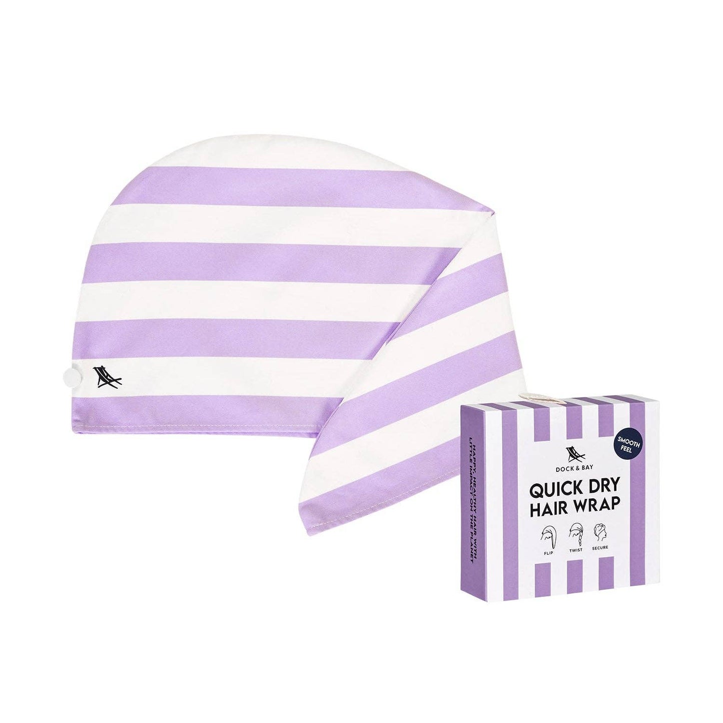 Dock & Bay Hair Wraps | Lombok Lilac