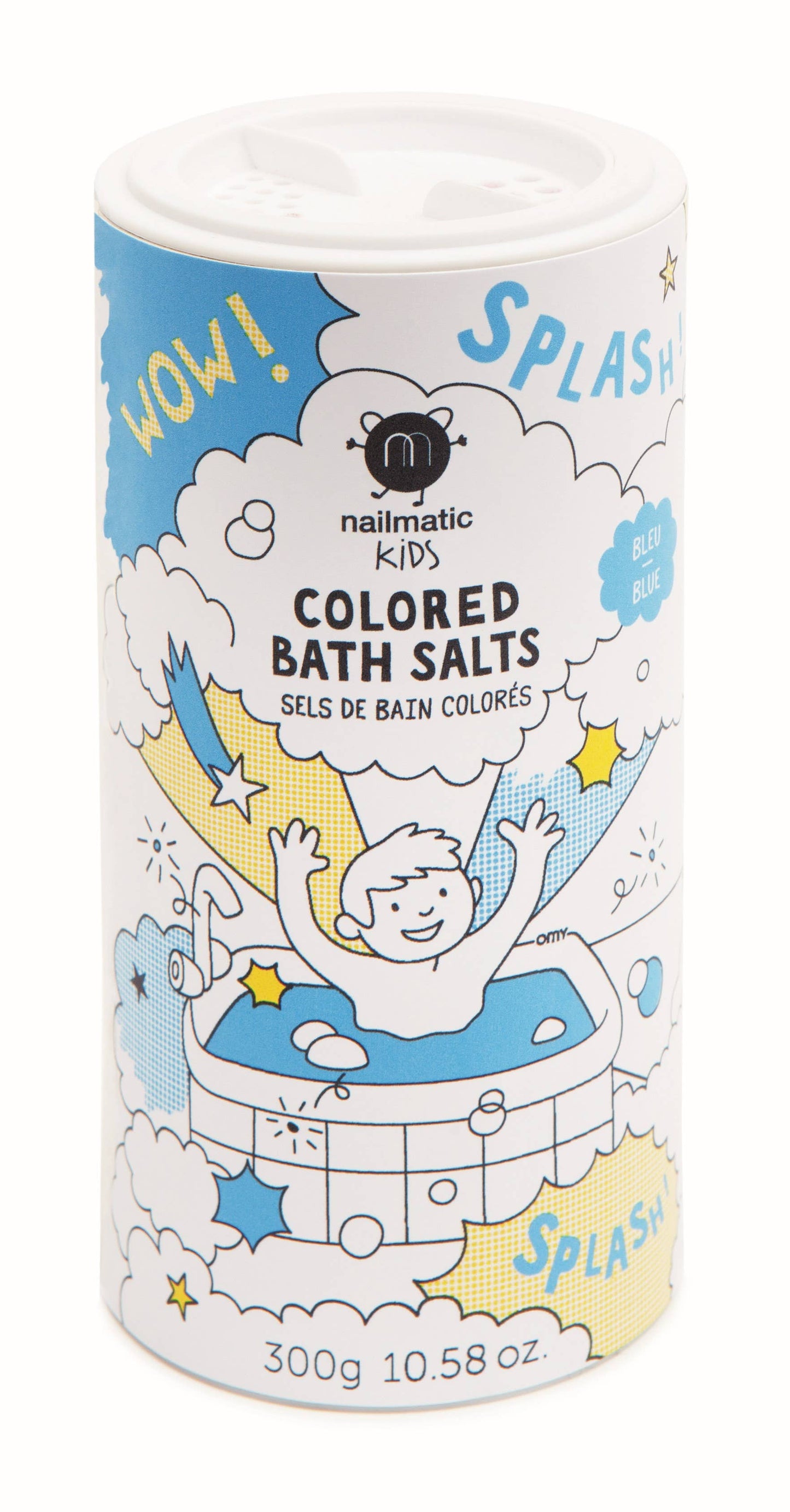 Nailmatic Foaming Bath Salts, Blue
