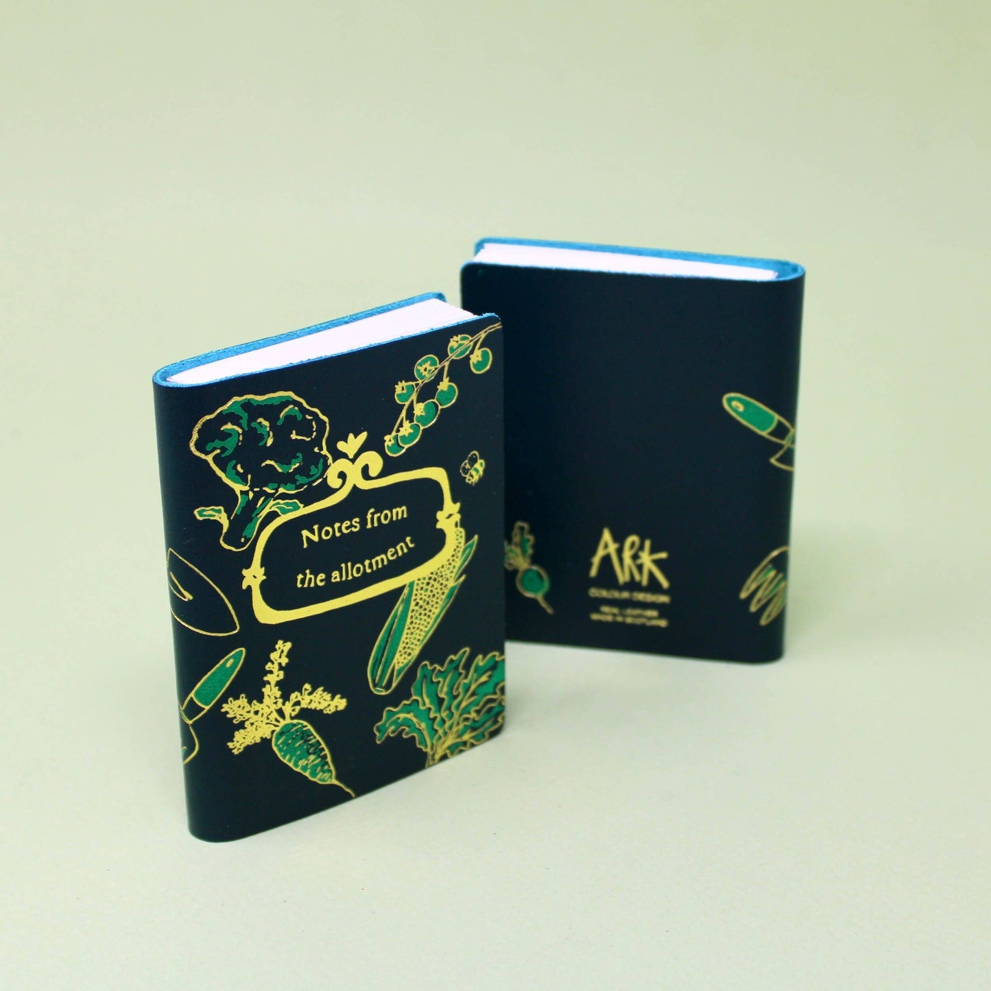 Illustrated Midi Leather Journal