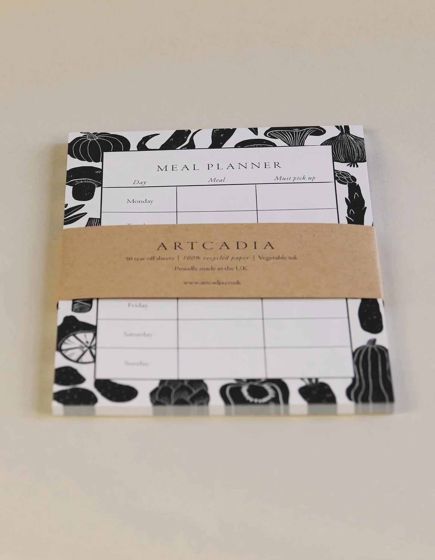 A5 Meal Planner Notepad