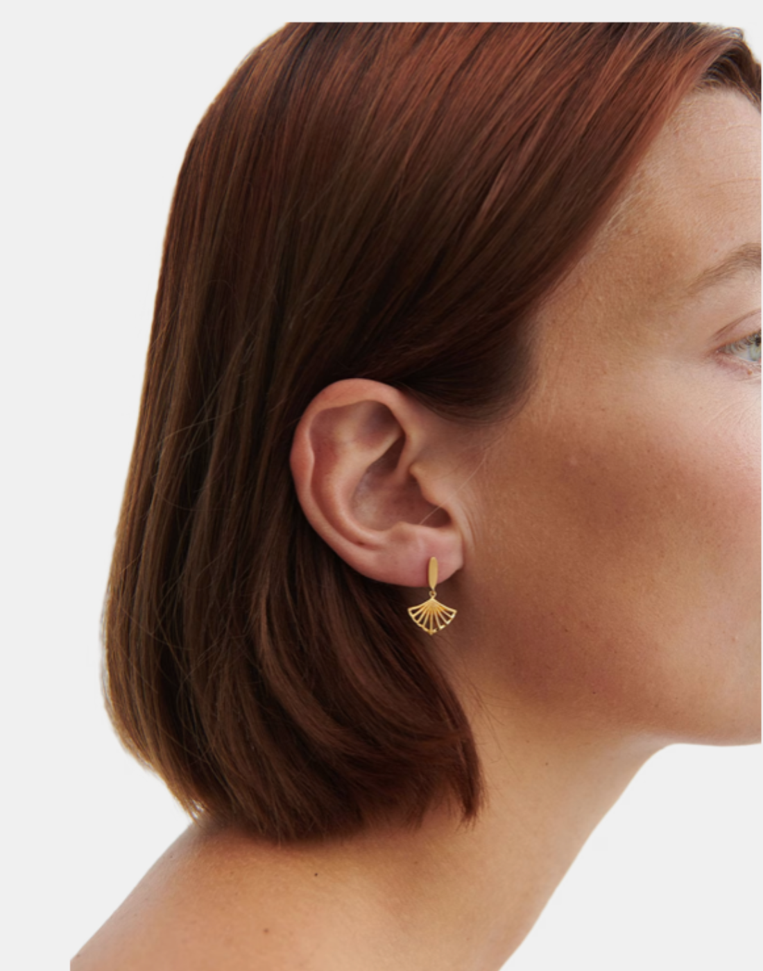 Ballerina Earrings | Gold Plated Recycled Silver