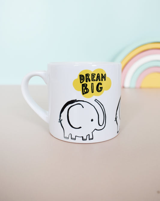 Dream Big Elephant Children's Mug