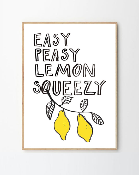 12 Easy Peasy Lemon Squeezy Print