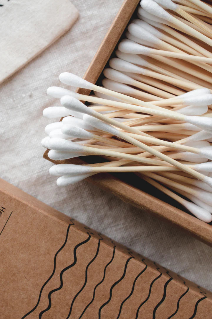 The Every Space plastic-free 100% biodegradable and sustainably grown Bamboo cotton buds by Goldrick
