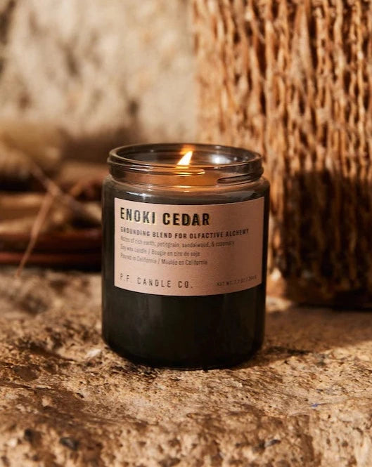 Soy Candle Enoki Cedar