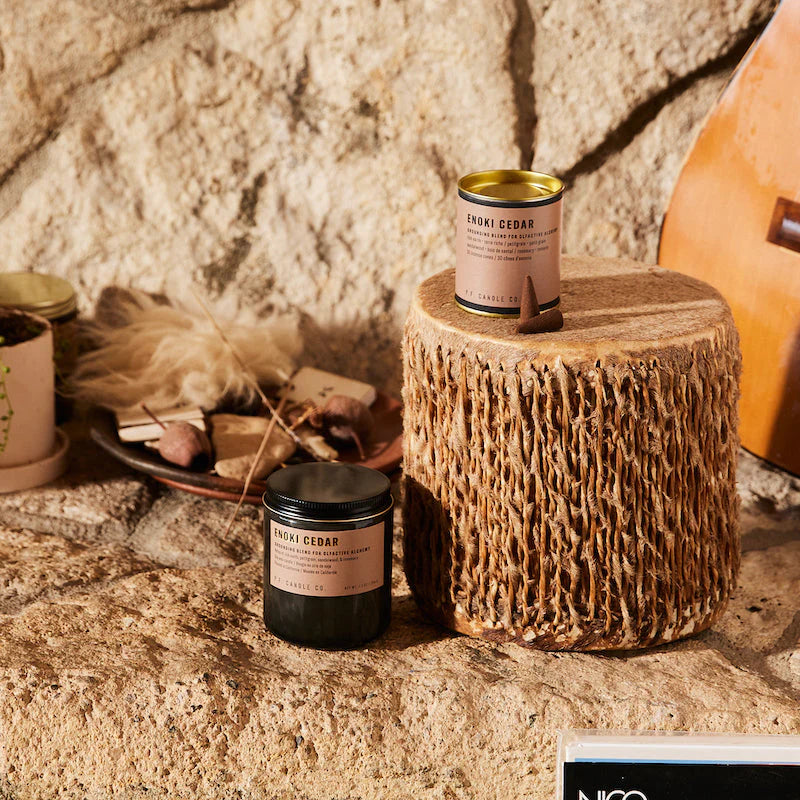 Soy Candle Enoki Cedar