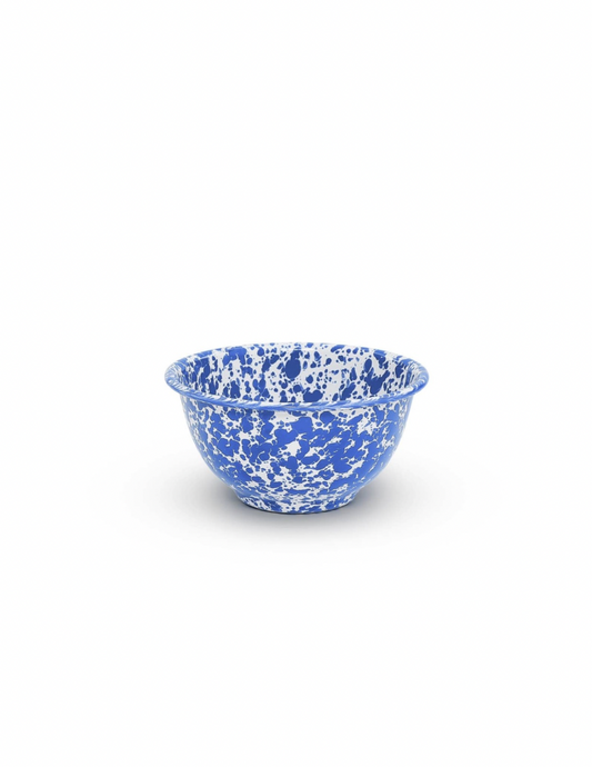Splatter Enamelware Small Footed Bowl