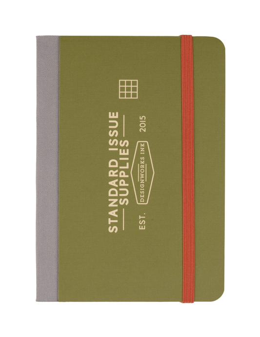 Standard Issue Pocket Journal | Army Green + Chili