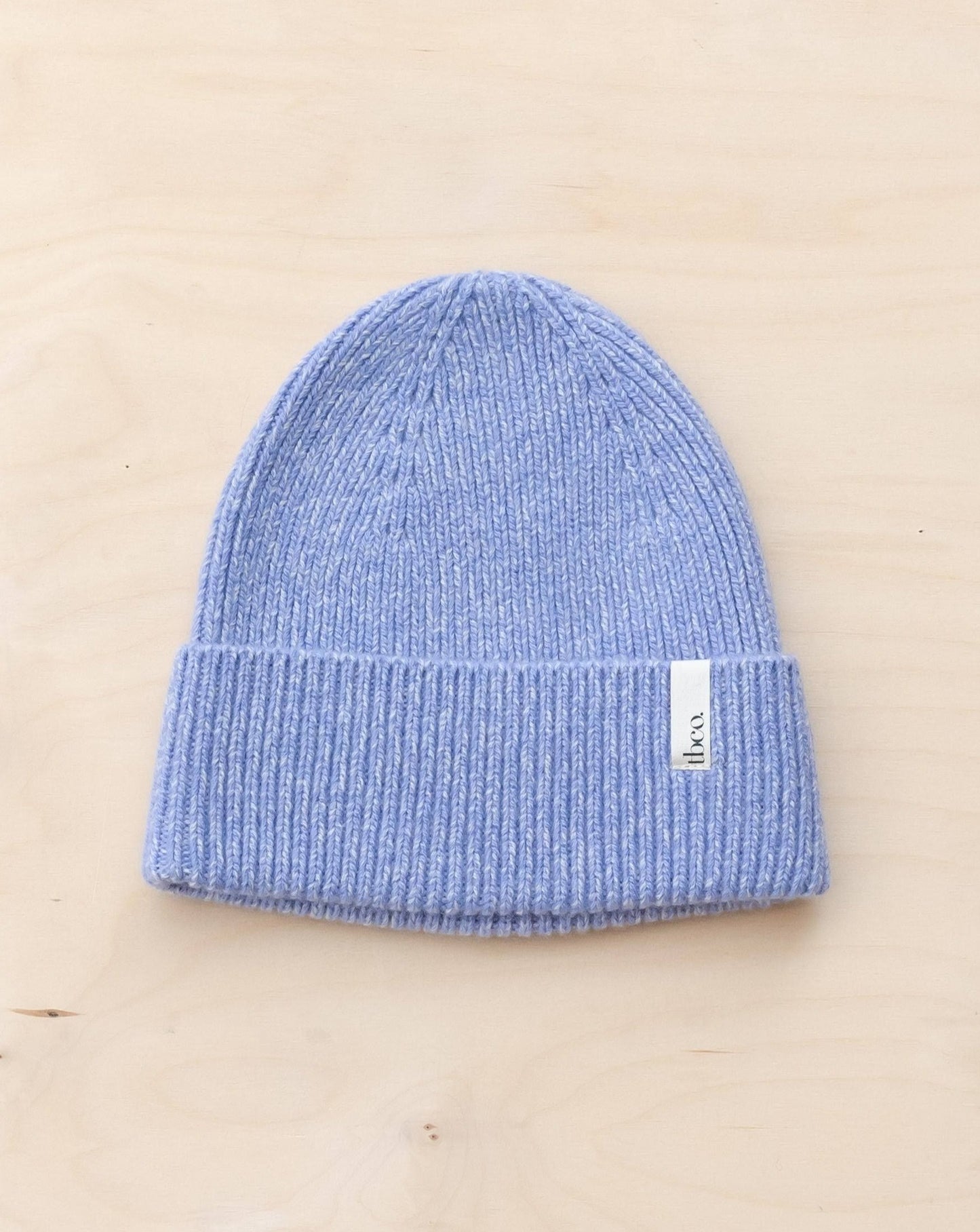 Cashmere & Merino Beanie in Lilac Fleck
