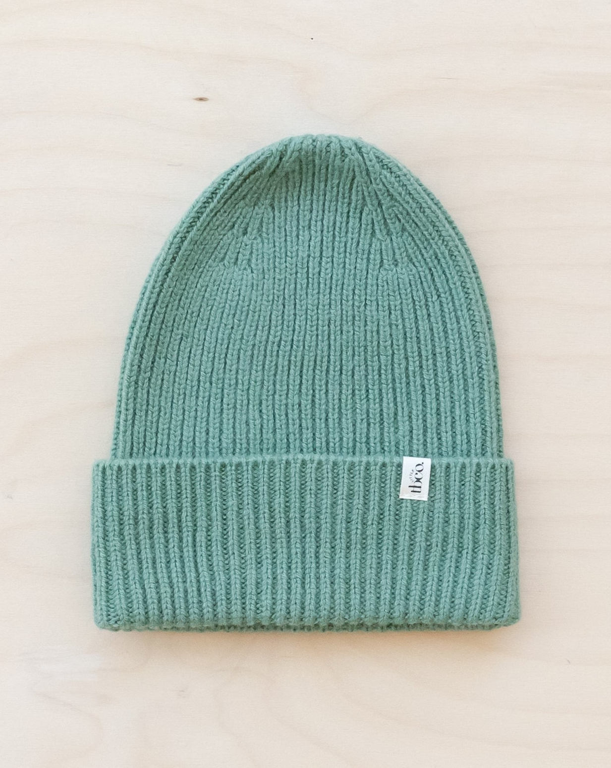 Merino Wool Kids Beanie in Green