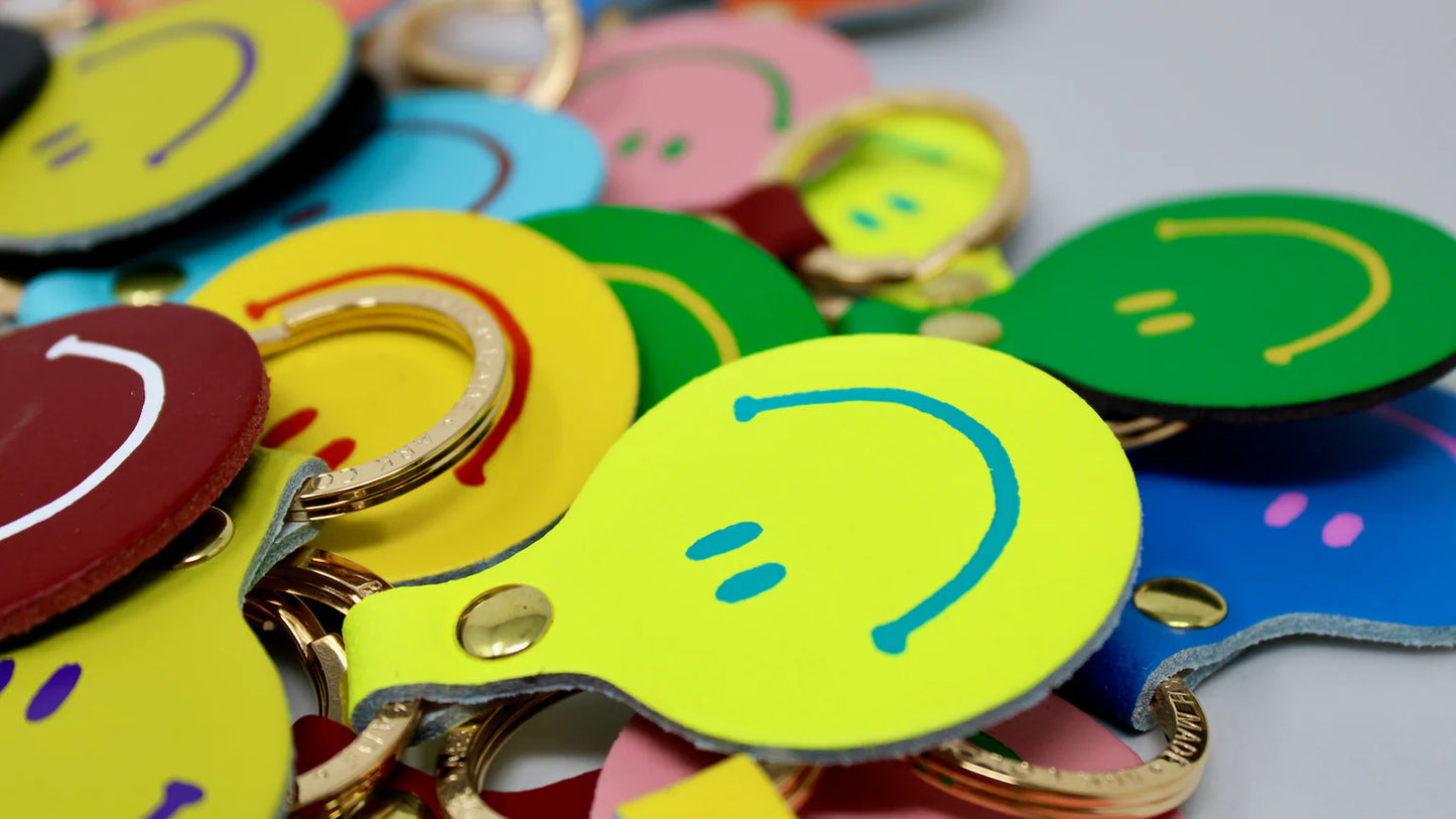 Feeling Lush Smilie Keyring