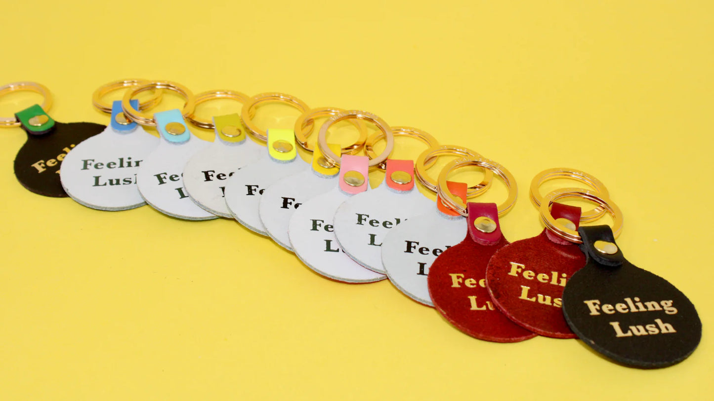 Feeling Lush Smilie Keyring