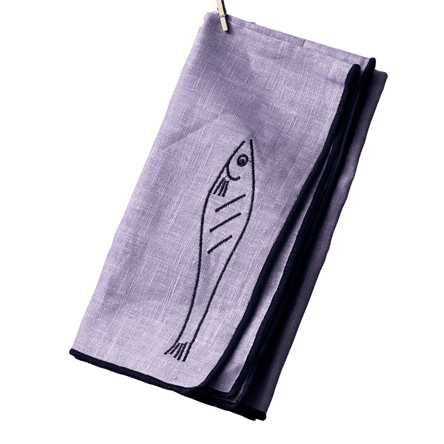 Linen Blend Napkins | Fish (Set of 2)