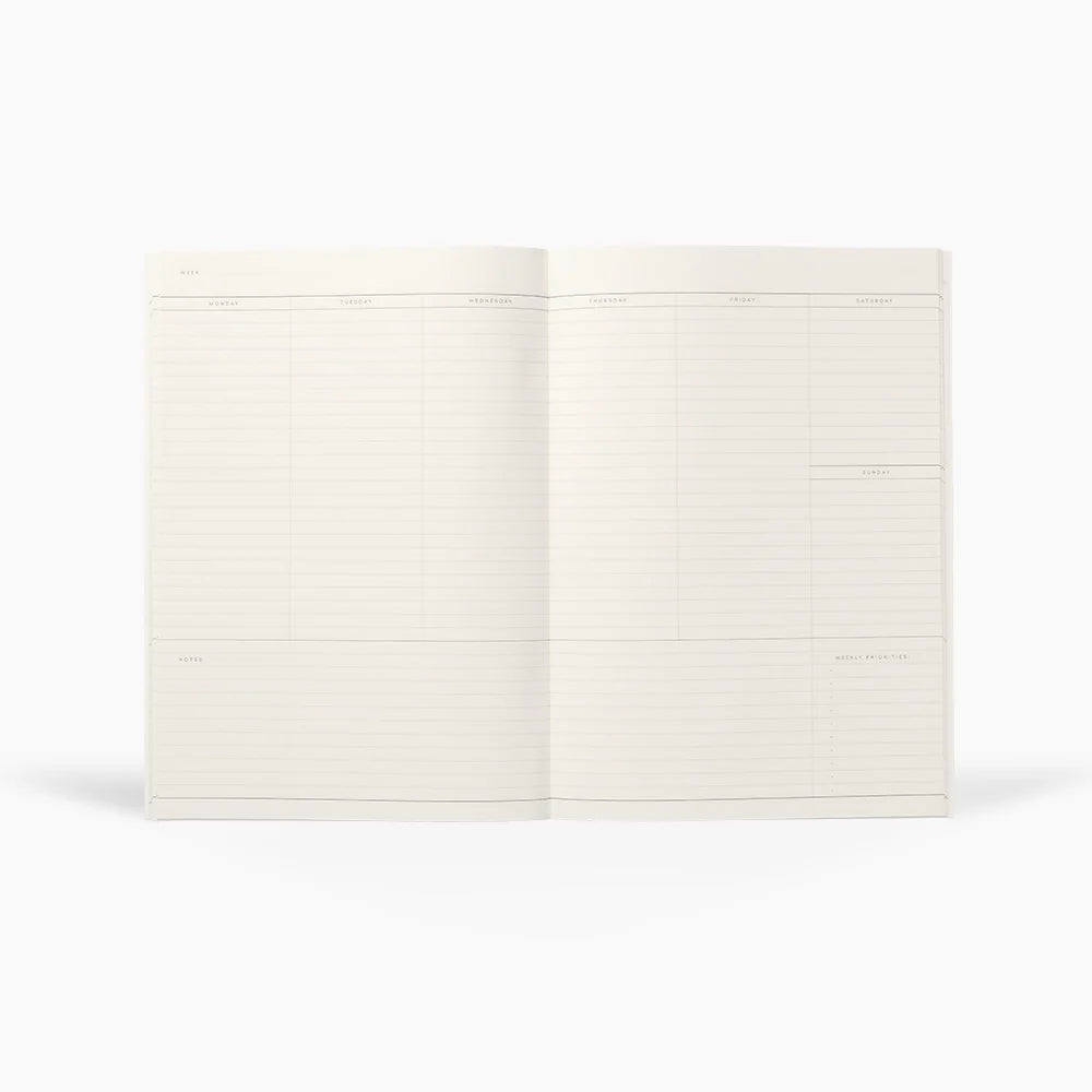 Milo Weekly Planner in Light Grey