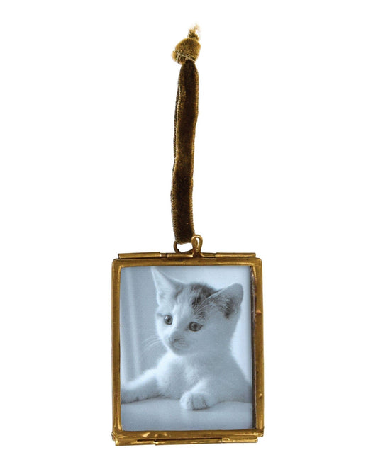 Mini hanging Brass Frame 4.5X5.5cm