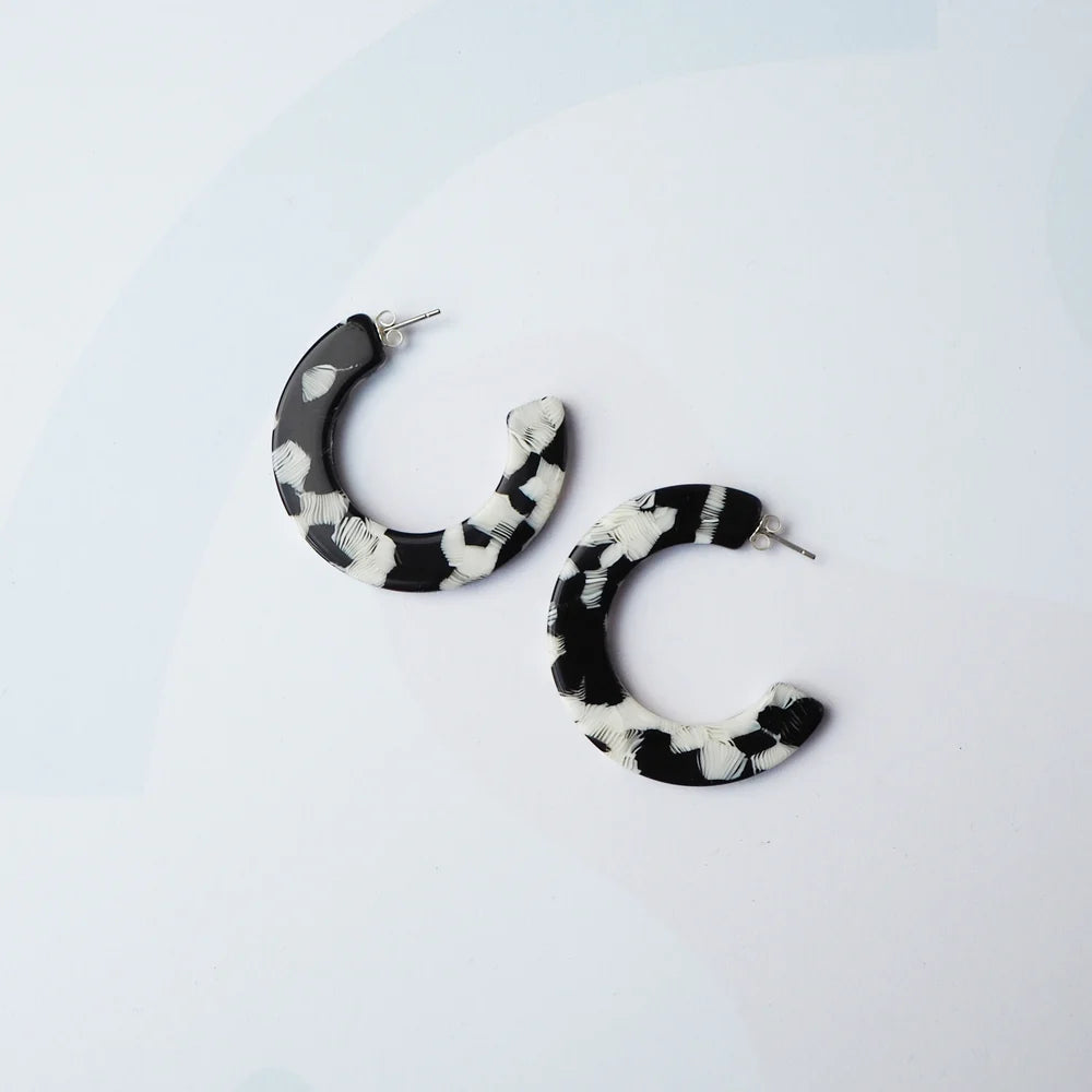 Pluma Midi Hoop Earrings