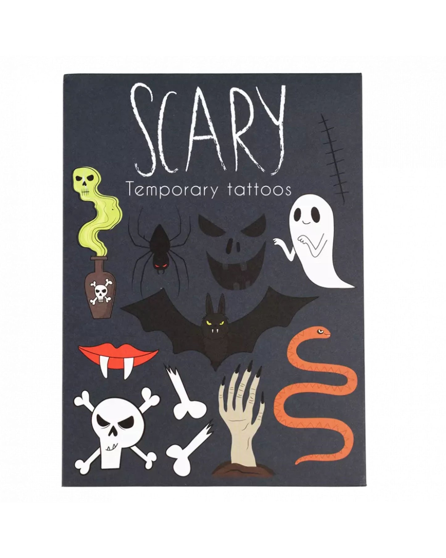 Scary Temporary Tattoos