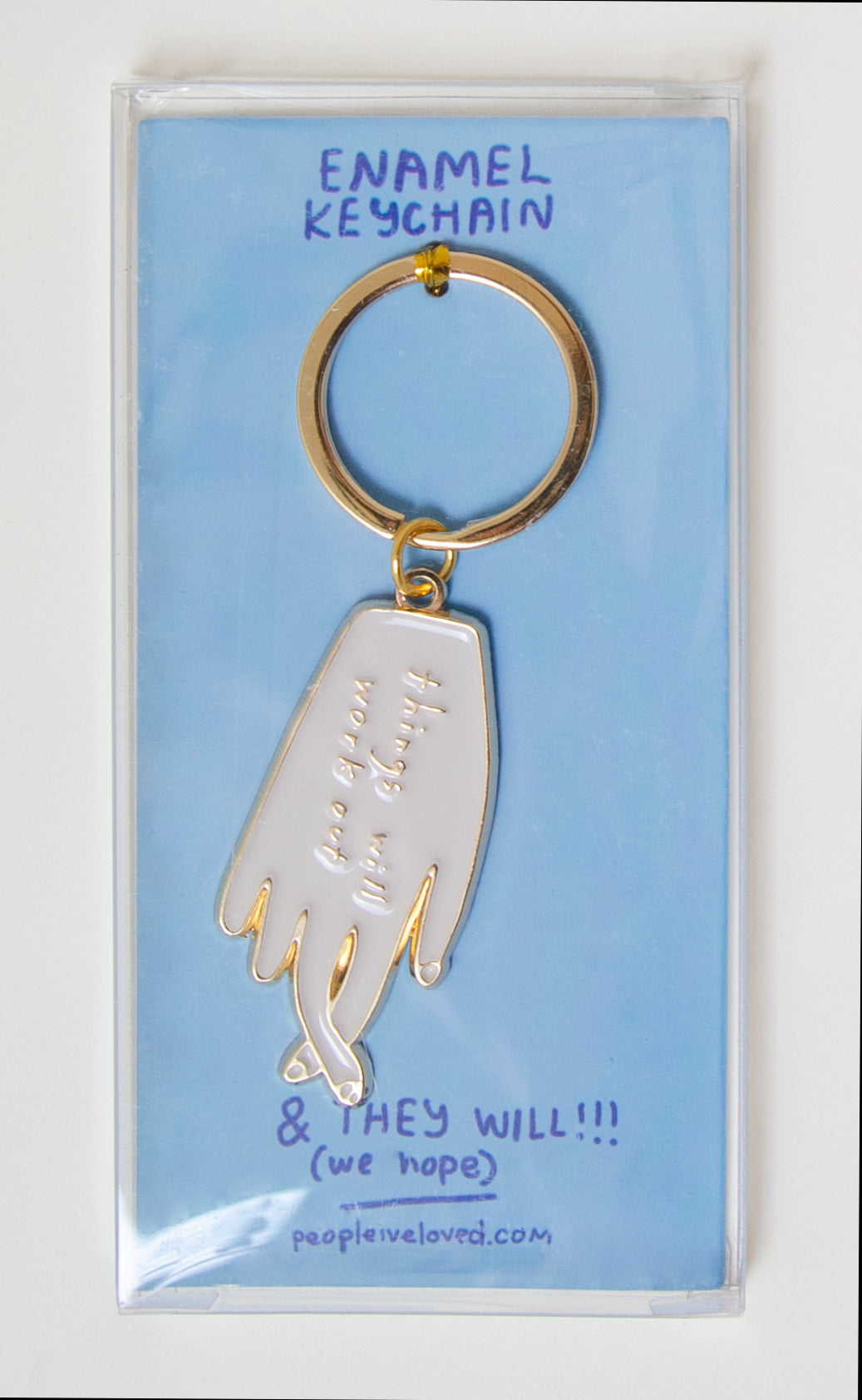 Things Will Work Out Keyring