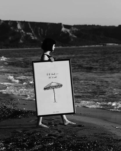 To The Beach — Tout de Suite Art Print
