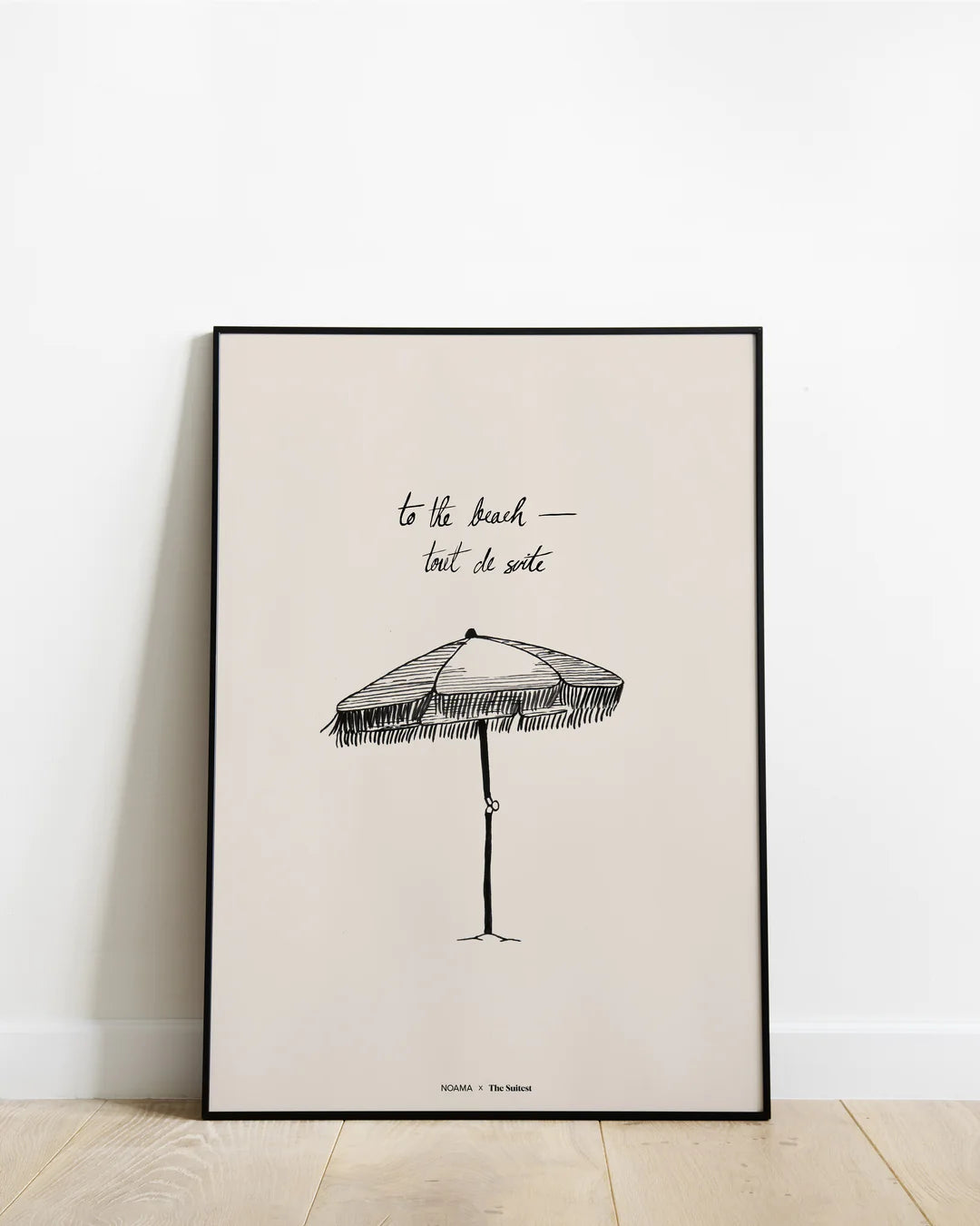 To The Beach — Tout de Suite Art Print