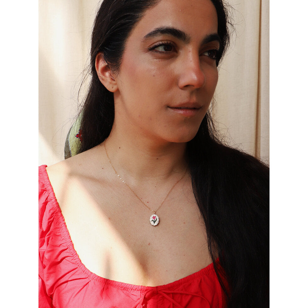 Tulip Charm Necklace