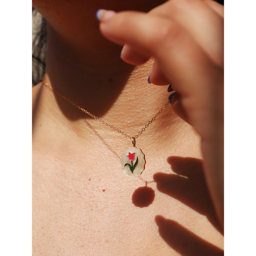 Tulip Charm Necklace